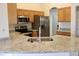 Kitchen with stainless steel appliances and granite counters at 22233 N 76Th Dr, Peoria, AZ 85383