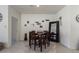 Casual dining area with table and chairs, near kitchen at 25587 N Boreas Rd, Florence, AZ 85132