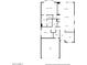 Floor plan showing bedrooms, kitchen, living room etc at 26637 W Irma Ln, Buckeye, AZ 85396