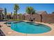 Relaxing kidney-shaped pool, perfect for summer fun at 2925 E Tonto Dr, Gilbert, AZ 85298