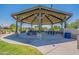 Relaxing gazebo with picnic tables and benches at 29875 N Sedona Pl, San Tan Valley, AZ 85143