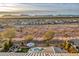 Aerial view of backyard oasis with pool and mountain views at 44622 N Sonoran Arroyo Ln, New River, AZ 85087