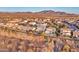 Aerial view of two story house with pool and mountain views at 44622 N Sonoran Arroyo Ln, New River, AZ 85087