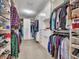 Large walk-in closet with ample shelving and hanging space at 44622 N Sonoran Arroyo Ln, New River, AZ 85087