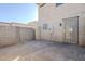 Private backyard with a concrete patio and block wall at 4565 N 26Th Dr, Phoenix, AZ 85017