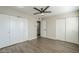 Spacious bedroom with double closets and ceiling fan at 4565 N 26Th Dr, Phoenix, AZ 85017