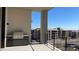 Spacious balcony overlooking city and mountain views at 5000 E Camelback Ridge Rd # 301, Scottsdale, AZ 85251