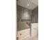 Large walk-in shower with modern tile at 5000 E Camelback Ridge Rd # 301, Scottsdale, AZ 85251