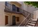 Exterior view showing stairs and entrance to condo at 7101 W Beardsley Rd # 942, Glendale, AZ 85308