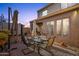 Private backyard with patio furniture and hot tub at 8137 N 13Th Pl, Phoenix, AZ 85020