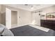 Charming bedroom with barn door and ample closet space at 8435 E Catalina Dr, Scottsdale, AZ 85251