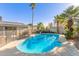 Inviting kidney-shaped pool with patio at 8435 E Catalina Dr, Scottsdale, AZ 85251