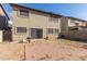 Backyard view of house with brick patio at 9420 S 35Th Gln, Laveen, AZ 85339