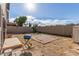 Small backyard with brick patio and grill at 9420 S 35Th Gln, Laveen, AZ 85339