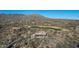 Custom home nestled on a golf course with desert landscape and mountain views at 9839 E Madera E Dr, Scottsdale, AZ 85262