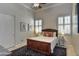 Comfortable guest bedroom with a double bed and plenty of natural light at 12617 W Mine Trl, Peoria, AZ 85383