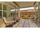 Relaxing patio with fountain, seating area, and covered pergola at 12617 W Mine Trl, Peoria, AZ 85383