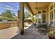 Outdoor patio with built-in grill and dining furniture at 12617 W Mine Trl, Peoria, AZ 85383