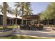 Relaxing patio with fire pit and seating area, perfect for outdoor entertaining at 12617 W Mine Trl, Peoria, AZ 85383