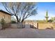 Gated entry to a private desert landscape at 14705 E Redbird Rd, Scottsdale, AZ 85262