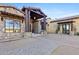 Courtyard entry between two wings of the home at 14705 E Redbird Rd, Scottsdale, AZ 85262