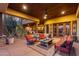 Outdoor patio furniture with seating for relaxing at 14705 E Redbird Rd, Scottsdale, AZ 85262