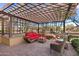 Relaxing patio with pergola and comfortable seating at 14705 E Redbird Rd, Scottsdale, AZ 85262