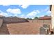 Large backyard with gravel and block wall at 219 E Beth Dr, Phoenix, AZ 85042