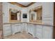Spa-like bathroom with double sinks and granite countertops at 2333 S Eileen Pl, Chandler, AZ 85286