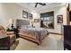 Spacious bedroom with large window and plush bedding at 2333 S Eileen Pl, Chandler, AZ 85286
