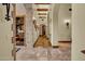Elegant hallway with stone and wood accents at 2333 S Eileen Pl, Chandler, AZ 85286