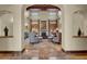 Elegant living room boasts high ceilings and a grand fireplace at 2333 S Eileen Pl, Chandler, AZ 85286