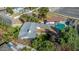 Aerial view showing house, pool, and surrounding area at 3601 W Solano Dr, Phoenix, AZ 85019
