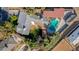 Home's aerial view showcasing the pool and backyard at 3601 W Solano Dr, Phoenix, AZ 85019