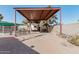 Covered carport with space for two cars and additional storage at 3601 W Solano Dr, Phoenix, AZ 85019
