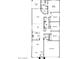 Floor plan showing a 4 bedroom, 2 bath home with a 2 car garage at 3766 W Jacksonville Dr, Anthem, AZ 85086