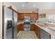 Well-equipped kitchen featuring stainless steel appliances and granite countertops at 3766 W Jacksonville Dr, Anthem, AZ 85086