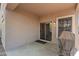 Covered patio with a built-in gas grill and sliding door access at 3766 W Jacksonville Dr, Anthem, AZ 85086