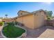 House exterior showing side yard and landscaping at 3798 E Latham Ct, Gilbert, AZ 85297