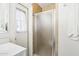 Updated bathroom with a shower and neutral tile at 4601 N 75Th St, Scottsdale, AZ 85251