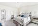 Charming bedroom with a metal bed frame and decorative pillows at 4601 N 75Th St, Scottsdale, AZ 85251