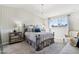 Elegant bedroom with a chandelier and decorative wall accents at 4601 N 75Th St, Scottsdale, AZ 85251