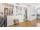 Open kitchen with white cabinets and granite countertops at 4601 N 75Th St, Scottsdale, AZ 85251