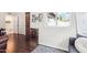 Bright living room with hardwood floors and view into another room at 4601 N 75Th St, Scottsdale, AZ 85251