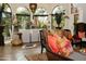 Bright dining area with large windows and seating for six at 66 Biltmore Est, Phoenix, AZ 85016
