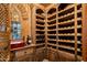 Custom wine cellar with extensive storage for your collection at 66 Biltmore Est, Phoenix, AZ 85016