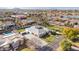 Aerial view of house and surrounding area at 11243 E Flintlock Dr, Chandler, AZ 85249