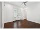 Bedroom with french doors leading to a patio at 11243 E Flintlock Dr, Chandler, AZ 85249