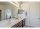 Double vanity bathroom with large mirror at 1253 E Debbie Dr, San Tan Valley, AZ 85140