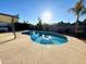 Inviting kidney-shaped pool with large patio area at 13428 N 36Th Pl, Phoenix, AZ 85032